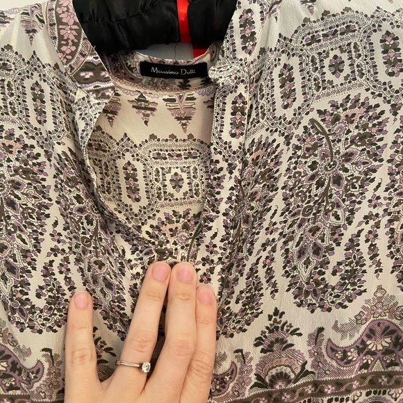 Silk printed dress XS - Picture 2 of 5